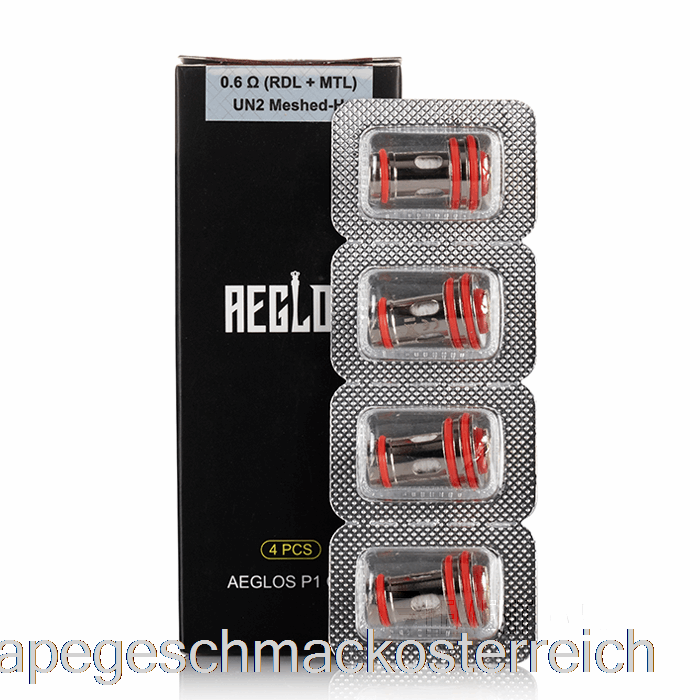 Uwell Aeglos P1 Ersatzspulen 0,6 Ohm Aeglos P1 Spulen Vape Geschmack